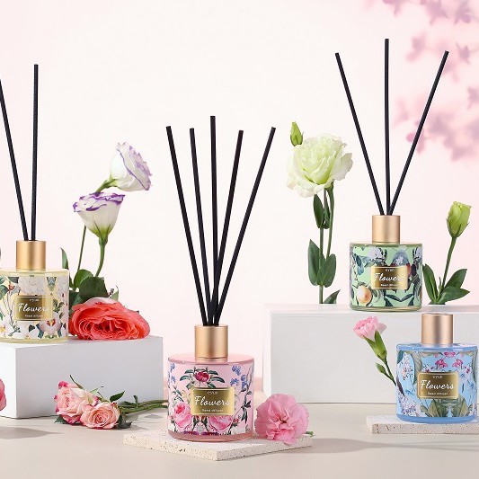 Aromatherapy Essential Oil Bedroom Long-Lasting Fragrance Gift Box Hotel Fire-Free Aromatherapy Ornaments Bathroom Deodorizing Fragrance High-End