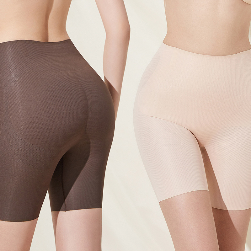 Cross-Border Seamless High-Waisted Tummy Control and Butt-Lifting Women's Anti-Exposure Shapewear Safety Shorts Postpartum Body Shaping Waist Trainer