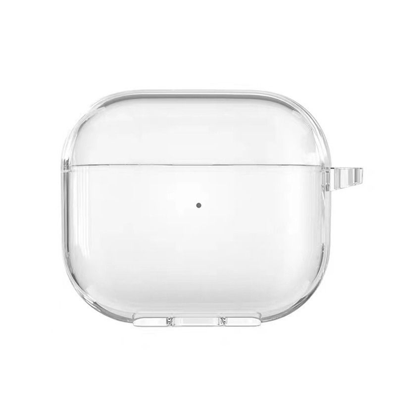 Suitable for Apple Headphones AirPods Pro2 Protective Case Pro3 Transparent Fifth Generation Soft Shell Airpods4 Protective Case