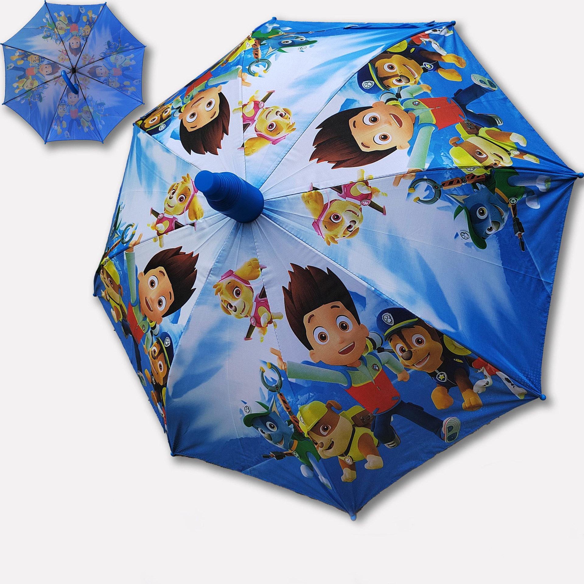 Digital printing children's cartoon primary school student thermal transfer waterproof cover non-drip cover children's sunny umbrella
