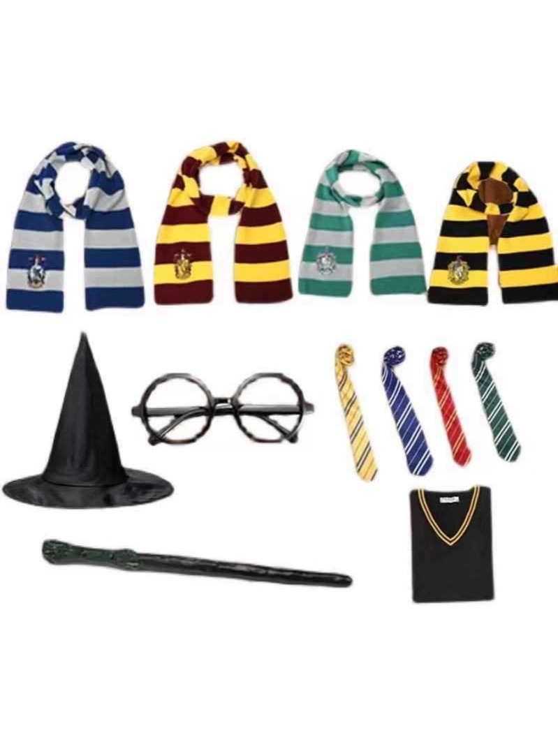 Harry Potter Magic Robe Robe Cloak Cloak Cosplay Costume Role-Playing Halloween Performance Costume