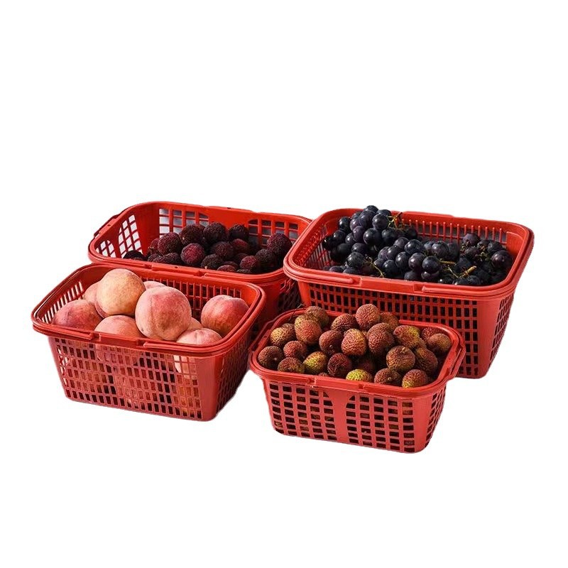 Fruit Basket Wholesale Manufacturer 0.5-6kg Mulberry and Bayberry Portable Basket Picking Basket Grape and Strawberry Basket Plastic Basket