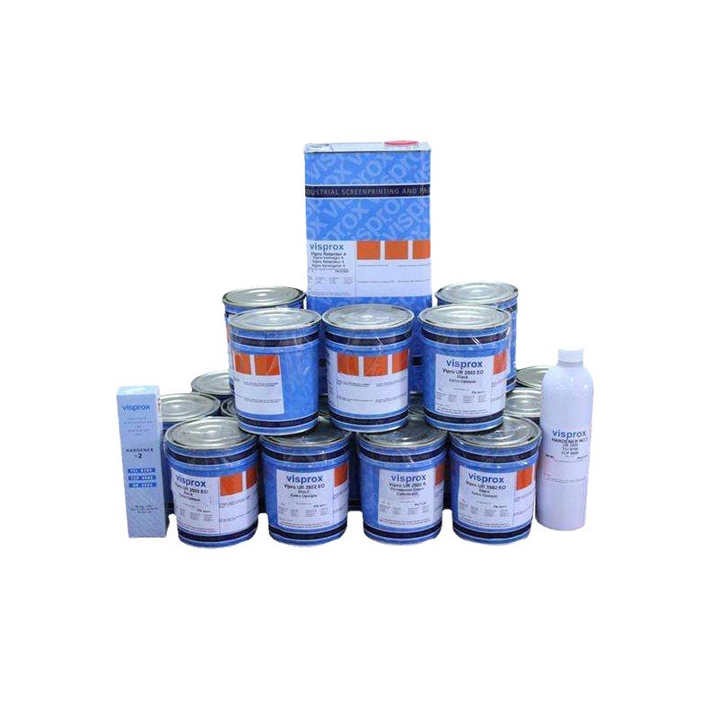 Visprox Textile Ink Cloth Label Ink Intimates Ink 2501 White 2502 Black