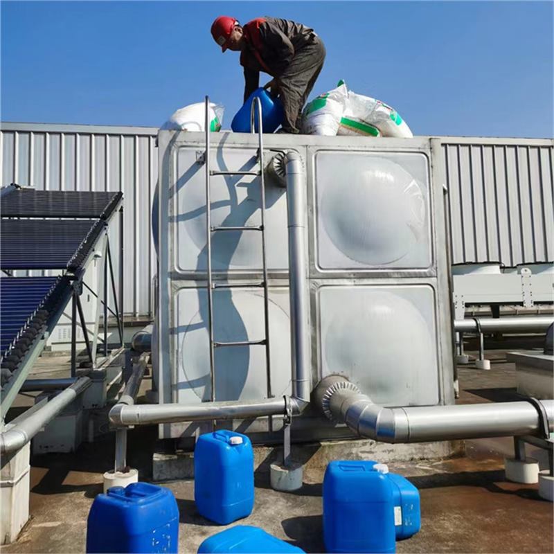 Очистка центрального кондиционирования Гуанцзе Очистка системы охлаждающей воды Очистка и удаление накипи системы холодной воды