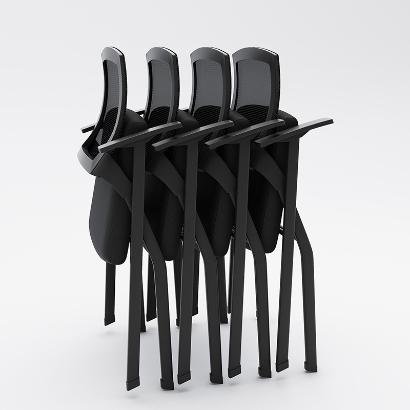 Training Chair with Table Board, Conference Training Room Table and Chair Integrated Stool, Foldable Chair, Office Writing Board, Conference Chair