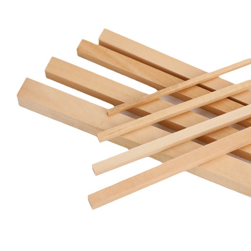 Basswood Square DIY Carving Material Wood Board Wood Model Wood Strip Solid Wood Log Wholesale Solid Wood Board