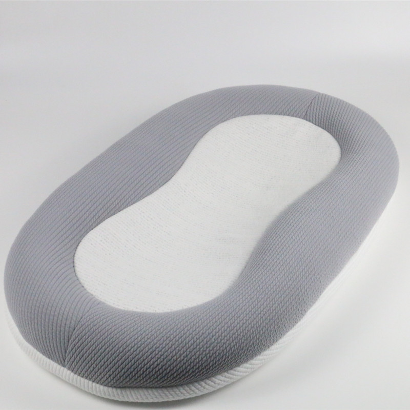 SSS fiber three-dimensional rebound breathable sweat-proof back newborn baby spine protection crib bed mid-bed