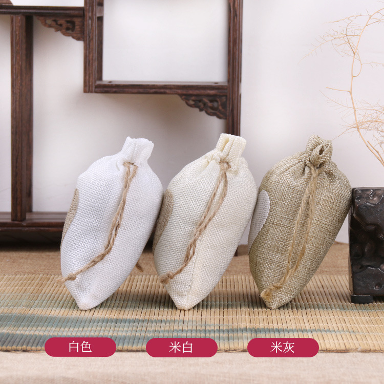 Linen Bundle Pocket Spot Drawstring Gift Jewelry Handstring Dustproof Packaging Bag Linen Bundle Pocket Customized