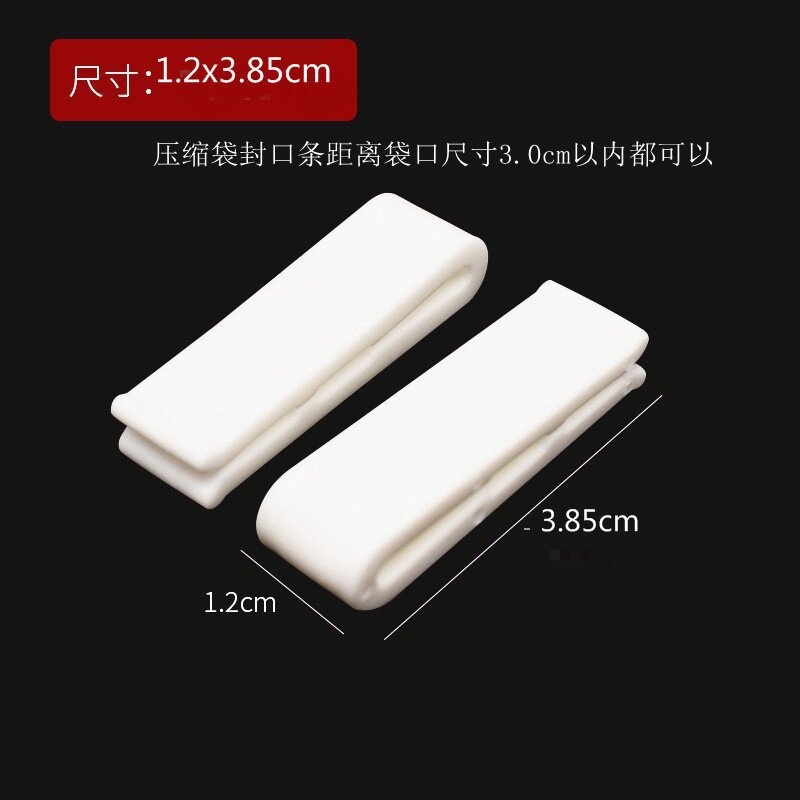 Fresh-keeping vacuum bag scribing sealing clip mini sealing buckle zipper bag compression bag zipper buckle plastic bag sealing clip