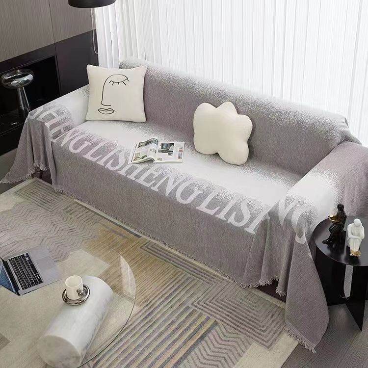 R5X Sofa Cover Universal Scandinavian Ins Sofa Towel Cover Sofa Cushion Four-Season Universal Classy Full Cover