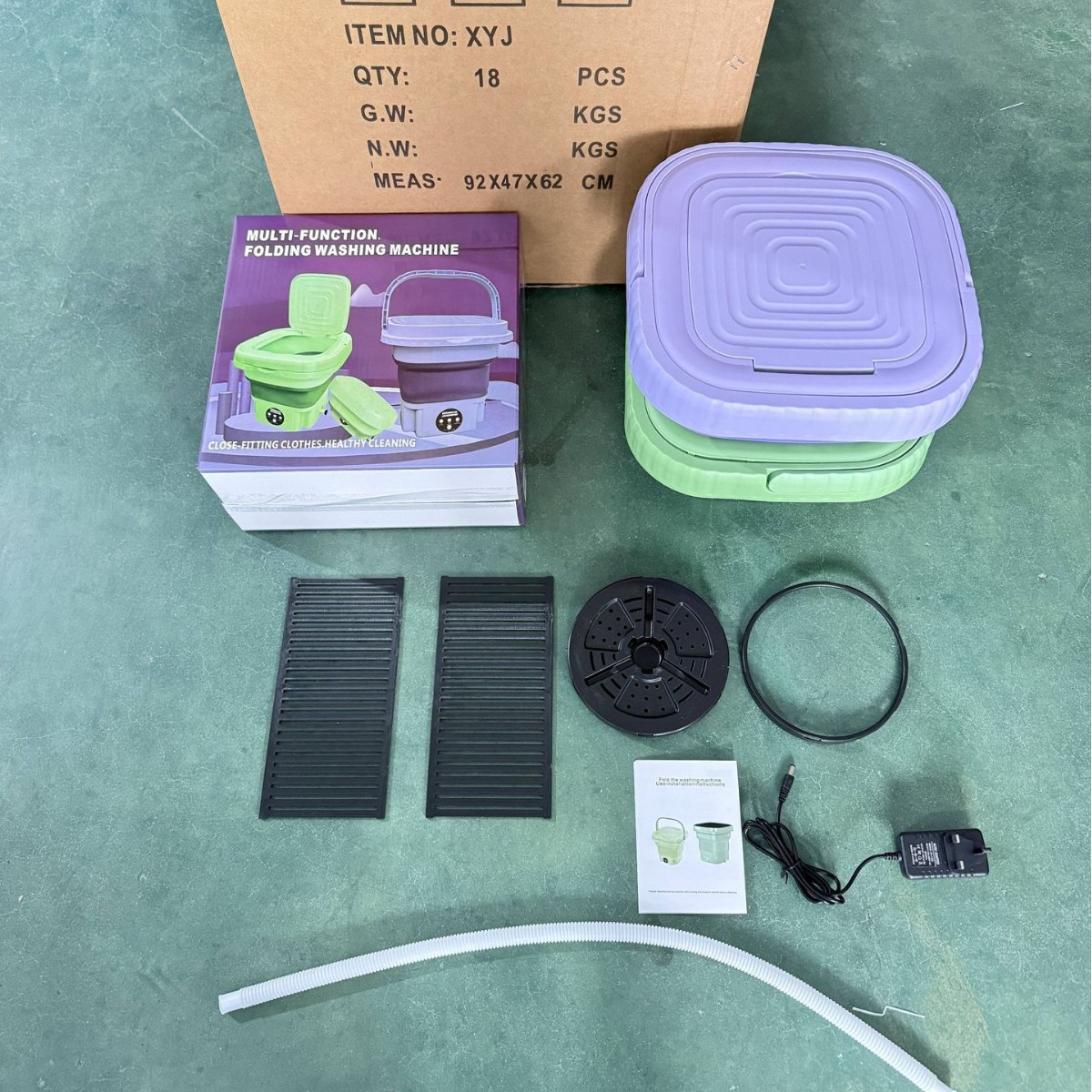 Household Mini Folding Washing Machine Small Underwear Cleaning Machine Baby Portable Dehydration Dormitory