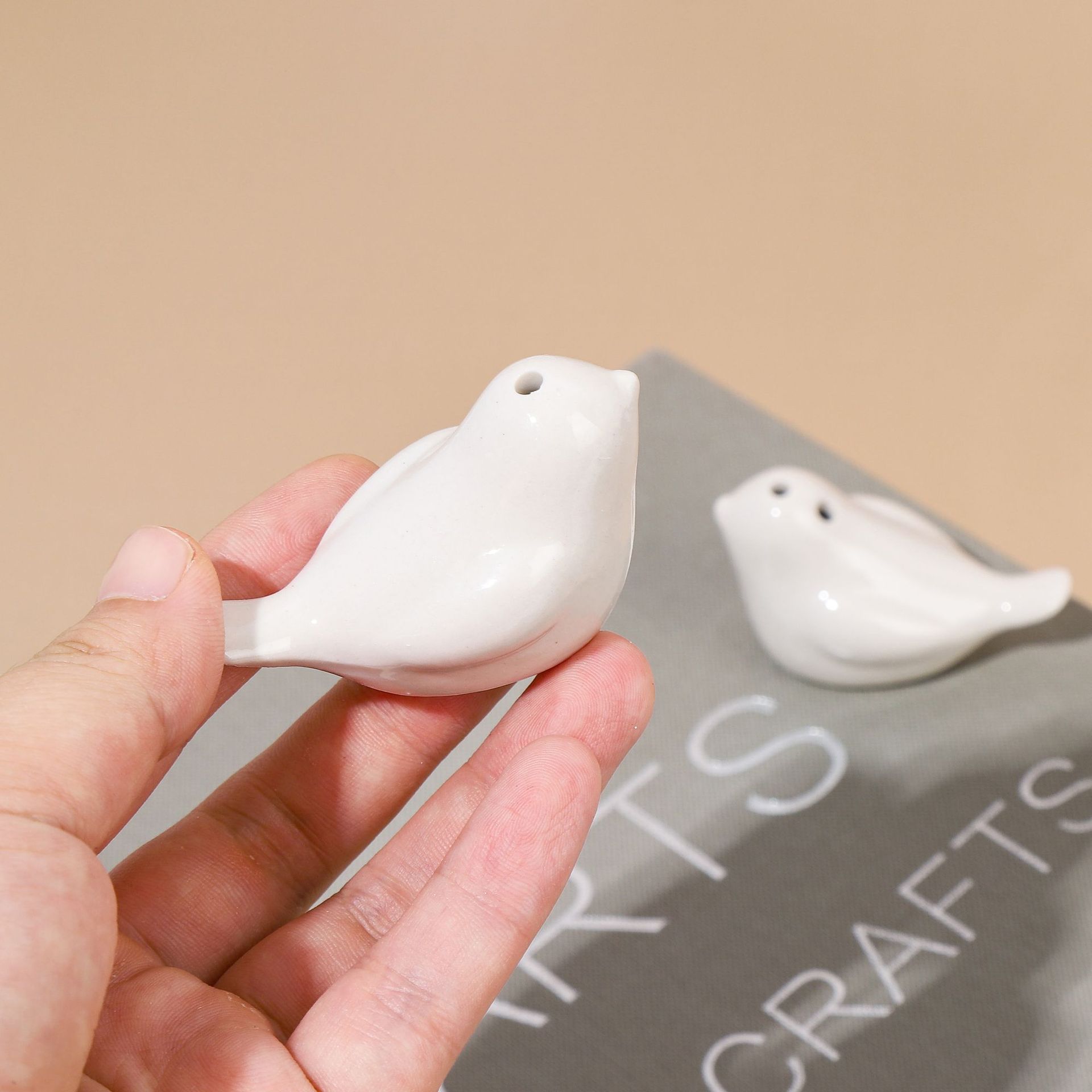 Gift Box Ceramic Bird Seasoning Bottle Wedding Return Gift Creative Gift Seasoning Jar Set Groomsmen Companion Gift