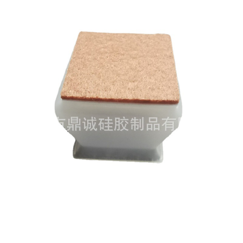 Silicone Table and Chair Foot Cover Table Foot Pad Table Leg Protective Cover Chair Protective Cushion Stool Anti-collision Sticker Felt Chair Foot Pad