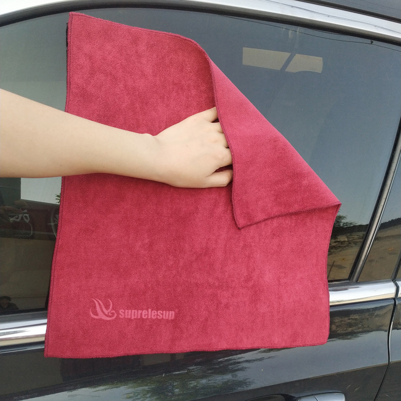 Car wash towel car cleaning thickened large rag car absorbent waterless printing cleaning towel car cleaning cloth