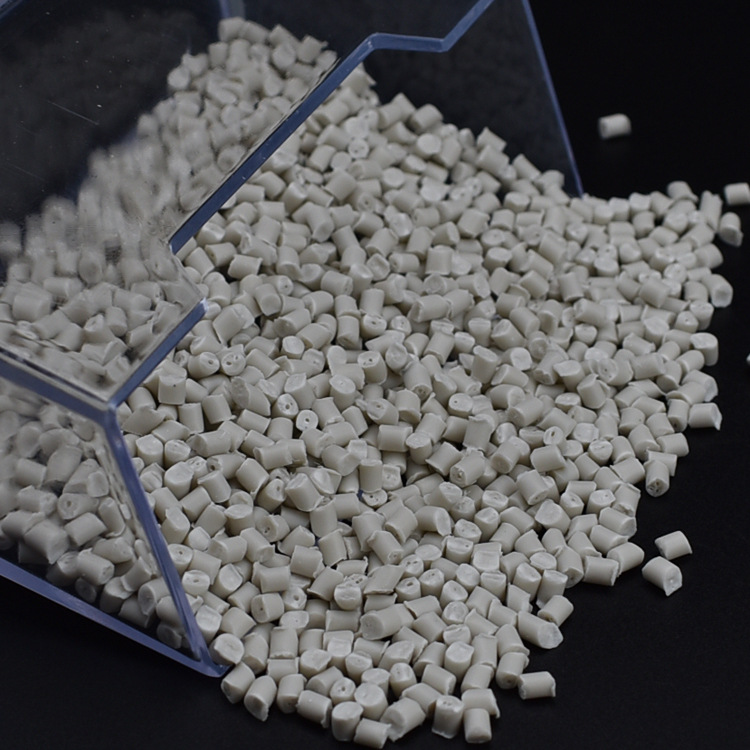 Wholesale gray white impact-resistant PP material GRS Certified plastic recycled PP particles polypropylene recycled particles manufacturer