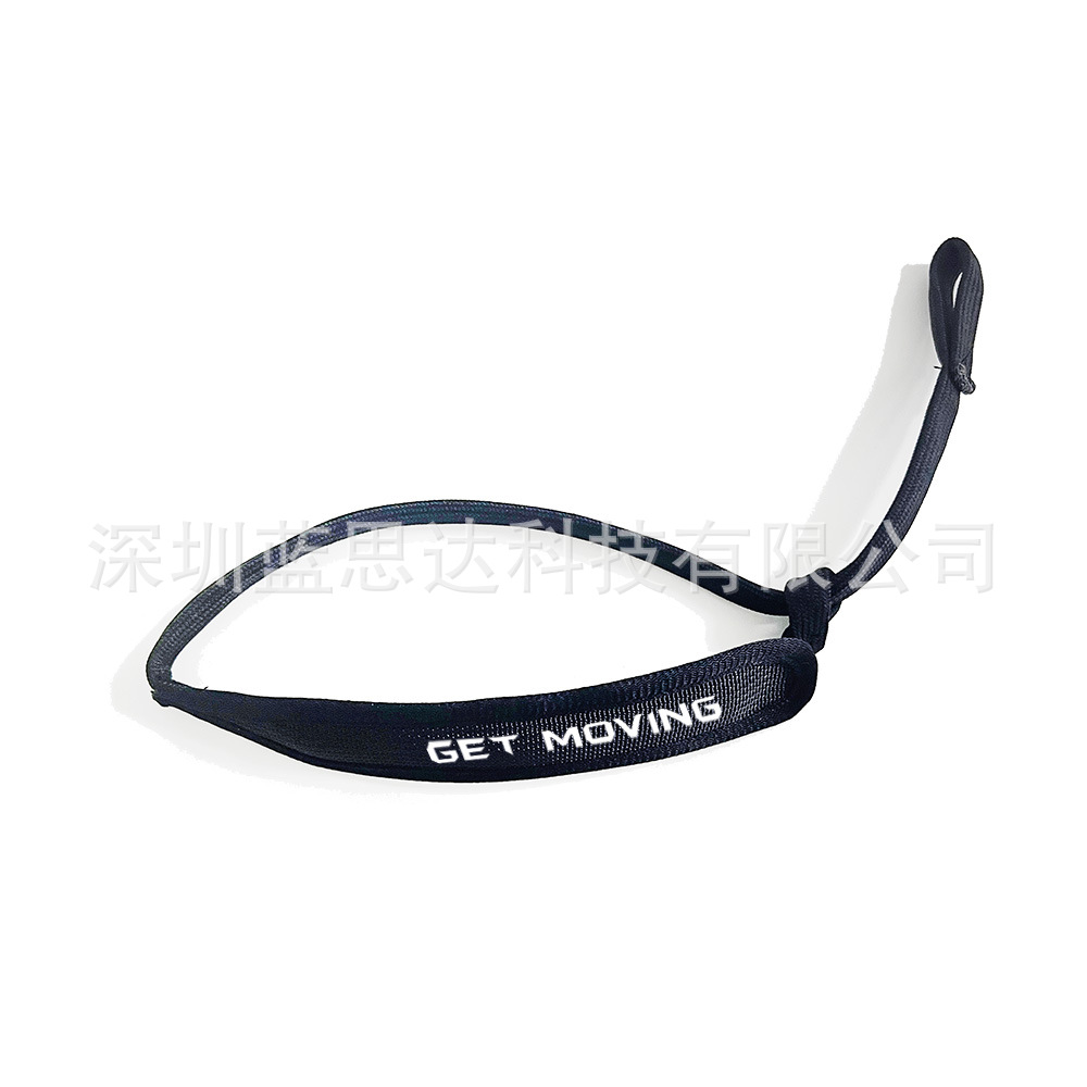 За движение черно-белая стропа настраиваемая пляжная ракетка теннисная ракетка запястье веревка