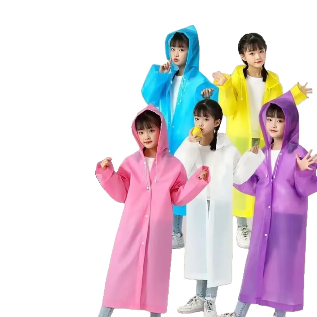 Eva Raincoat Thickened Full-Body Integrated Raincoat for Adults Travel Concert Outing Portable Rain Poncho Wholesale