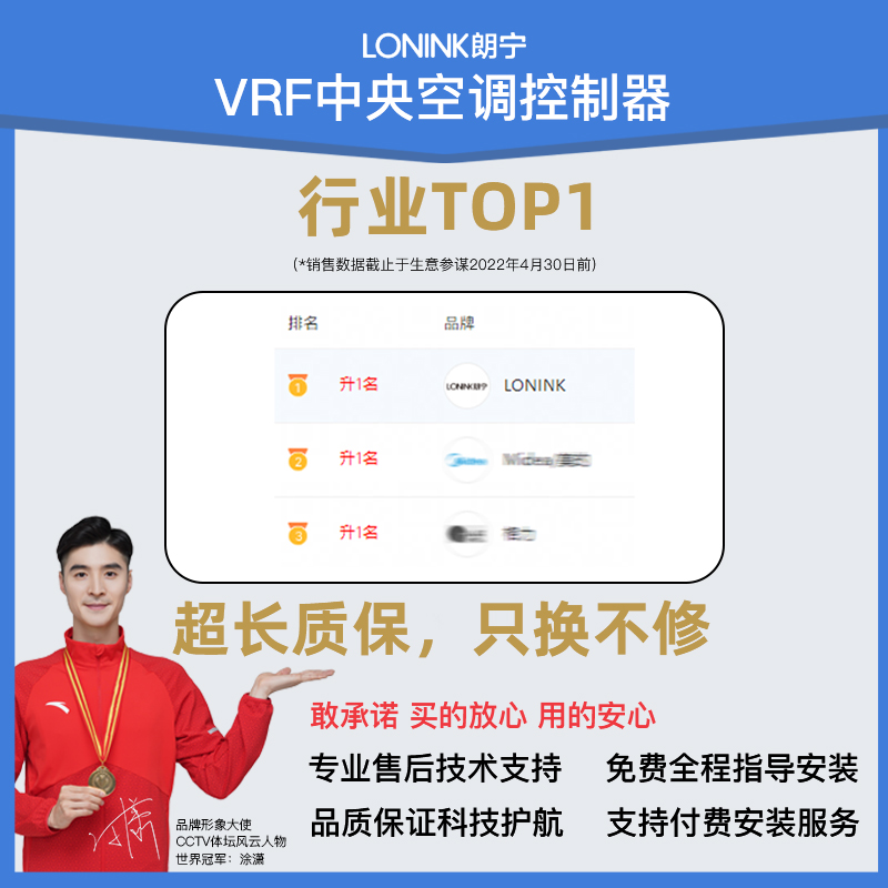 Langning Little Superman Duct Machine Central Air Conditioning Controller Companion Intelligent Thermostat Gateway Accesses Mijia App