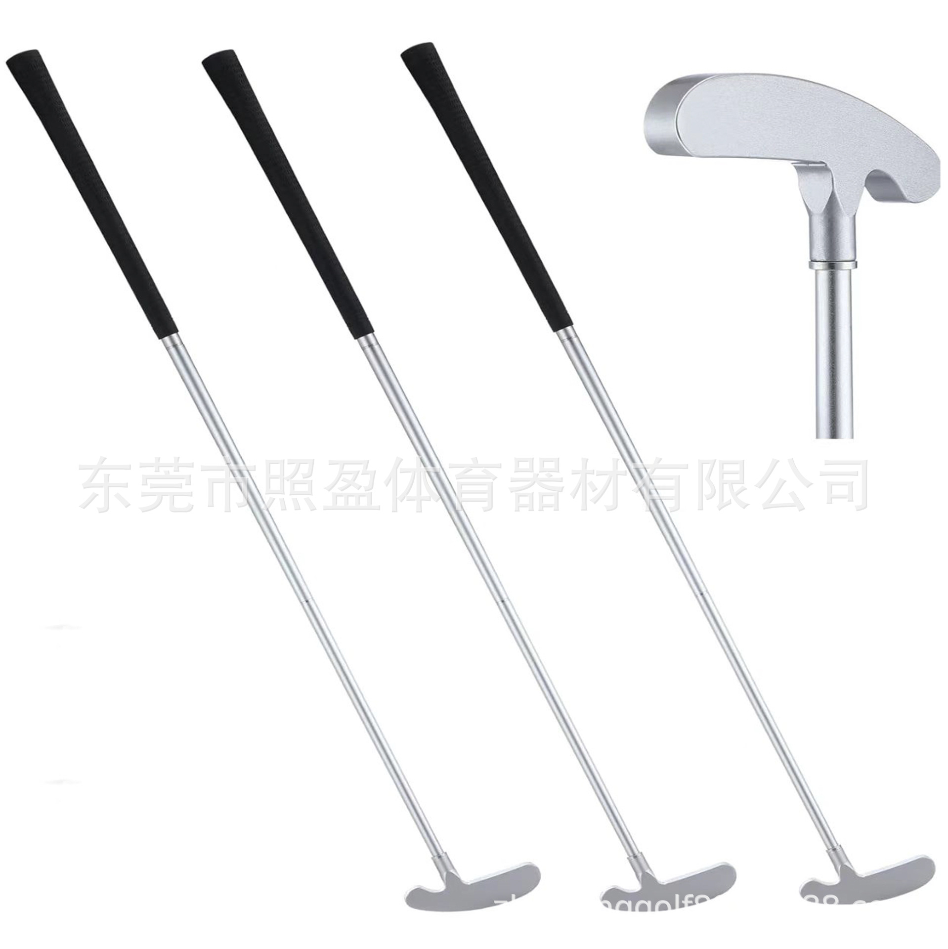 Производитель поставляет гольф трехсекционный двусторонний путтер, начальный двусторонний путтер, складной практический путтер из алюминиевого сплава