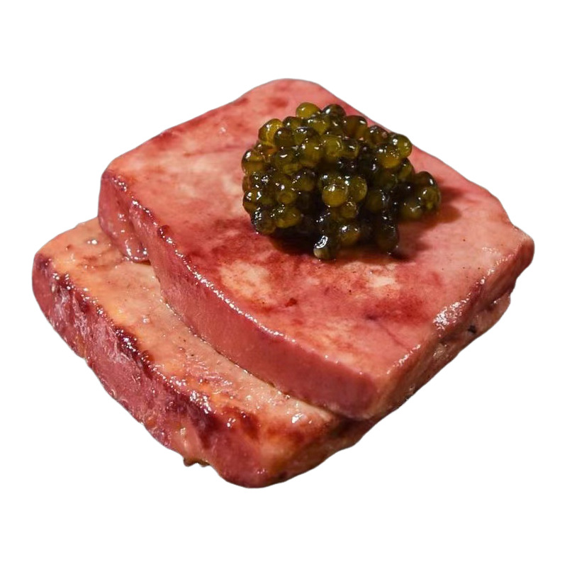 Freshly Frozen Ready-To-Eat Red Wine Foie Gras Ice Cream with Blueberry Foie Gras, Ready-To-Eat Seafood and Aquatic Products