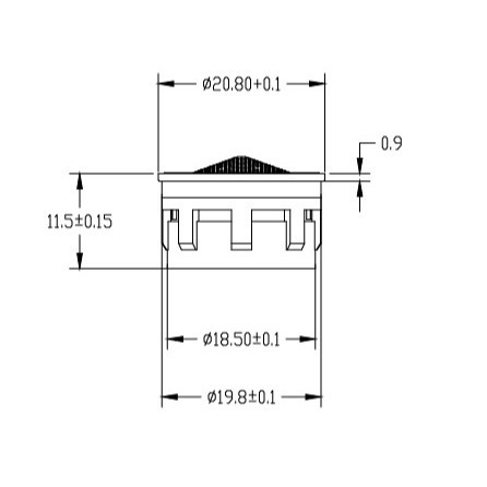 Factory Direct Supply Universal Full-Flow Aerator Independently Designed Pom Water-Saving Large-Flow Splash-Proof Water Softener