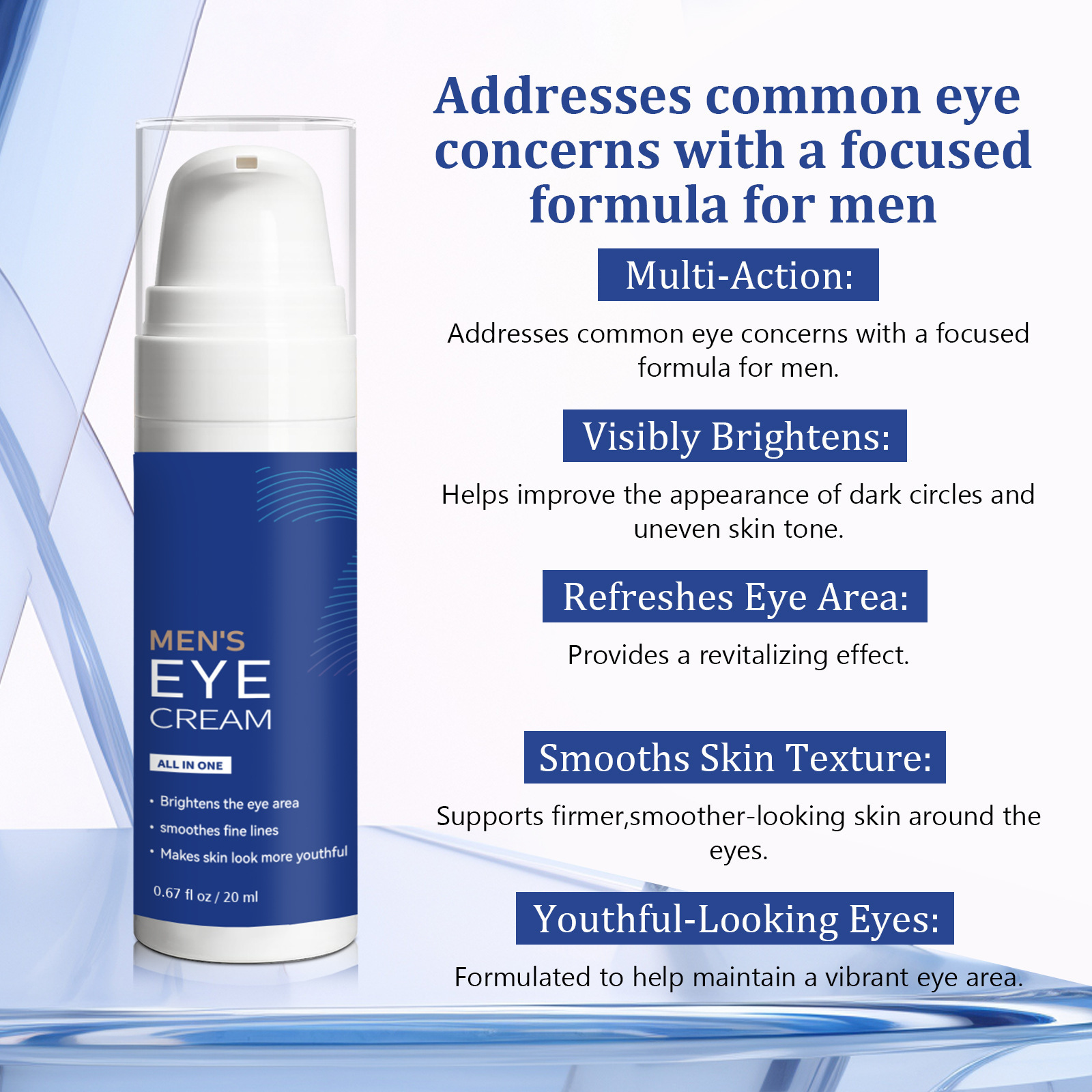 Cross-Border Anti-Wrinkle Eye Cream Fades Fine Lines, Improves Dark Circles, Brightens Eyes, Tightens Eye Area Eye Care Cream