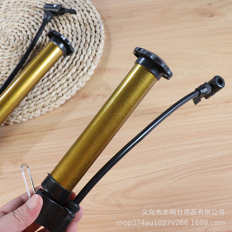 Supply mini portable high-pressure bicycle pump small basketball pump 2 yuan store stall supply