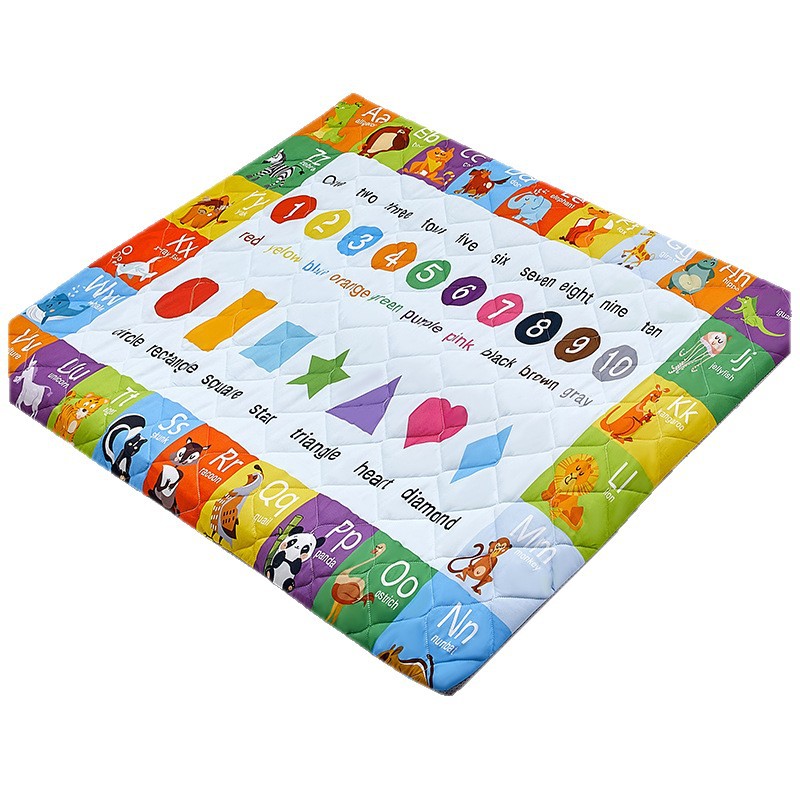 Cross-Border Amazon Fence Mat, Removable Baby Crawling Mat, Children's Play Mat, Thickened Non-Slip Floor Mat, Crawling Mat