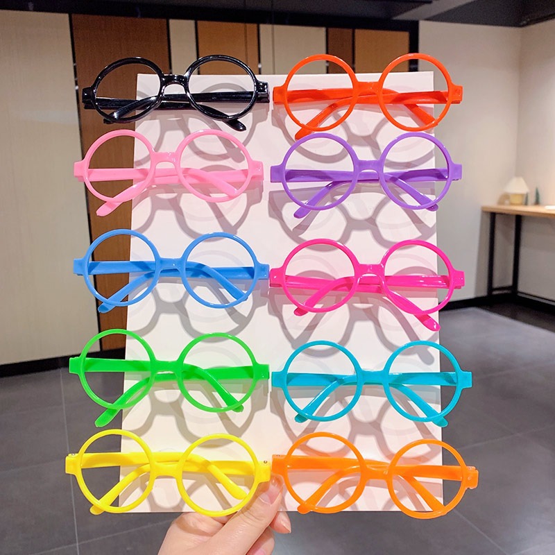 Lensless Children's Glasses Frame Cute Princess Kids Baby Baby Girls' Eyes Mirror Trendy Cartoon Toys for Boys