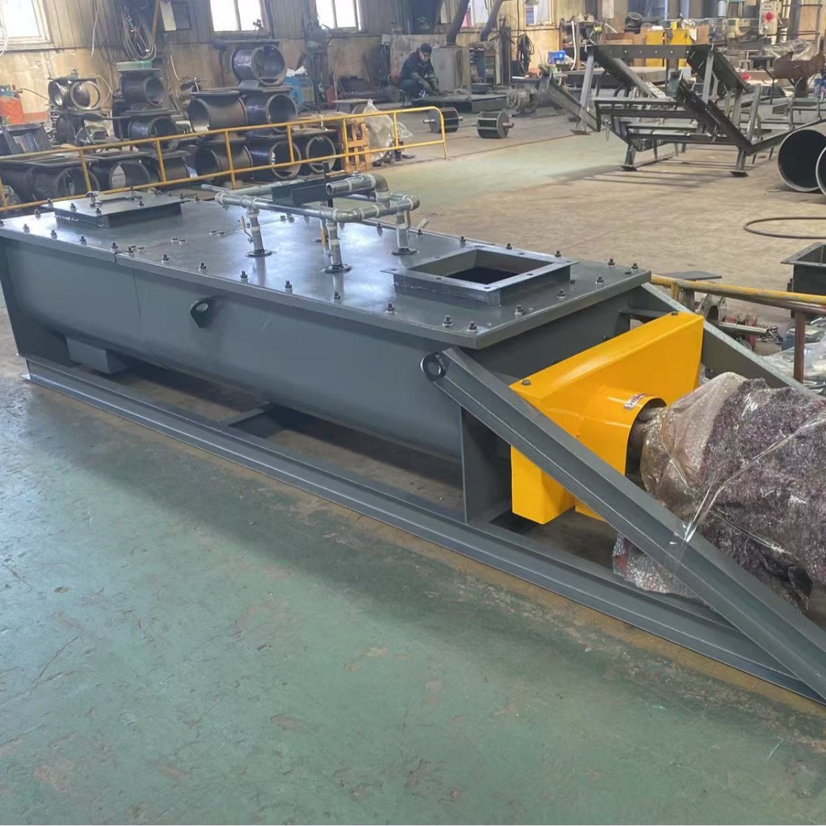 Chemical Plant Double Shaft Dust Humidifier Power Plant Single Shaft Dust Humidifier Mixer Conveying Dust Humidifier 1