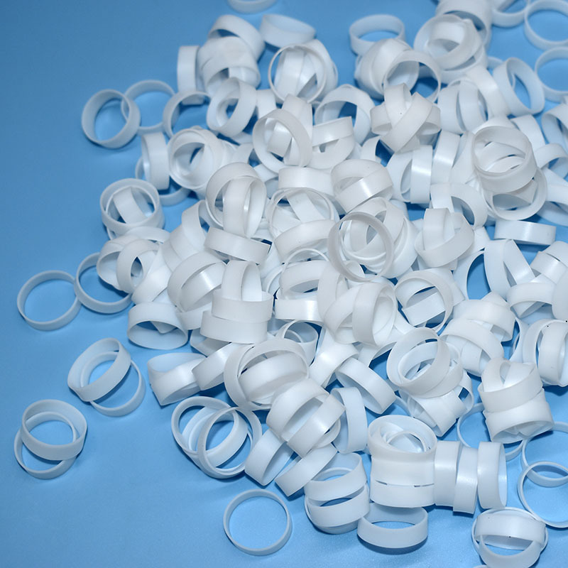 Data line silicone cable rubber ring black and white 5MM wide silicone beam coil silicone rubber band free sample full postage