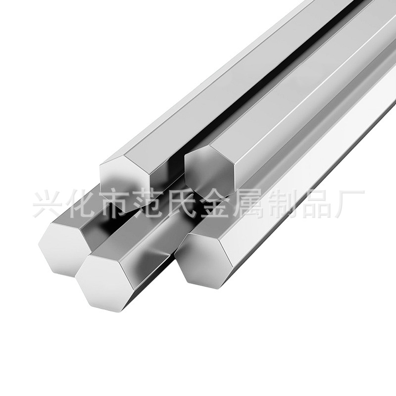 304 Stainless Steel Hexagonal Rod Manufacturer Wholesale Solid Bright Finish Customizable and Cuttable Hexagon