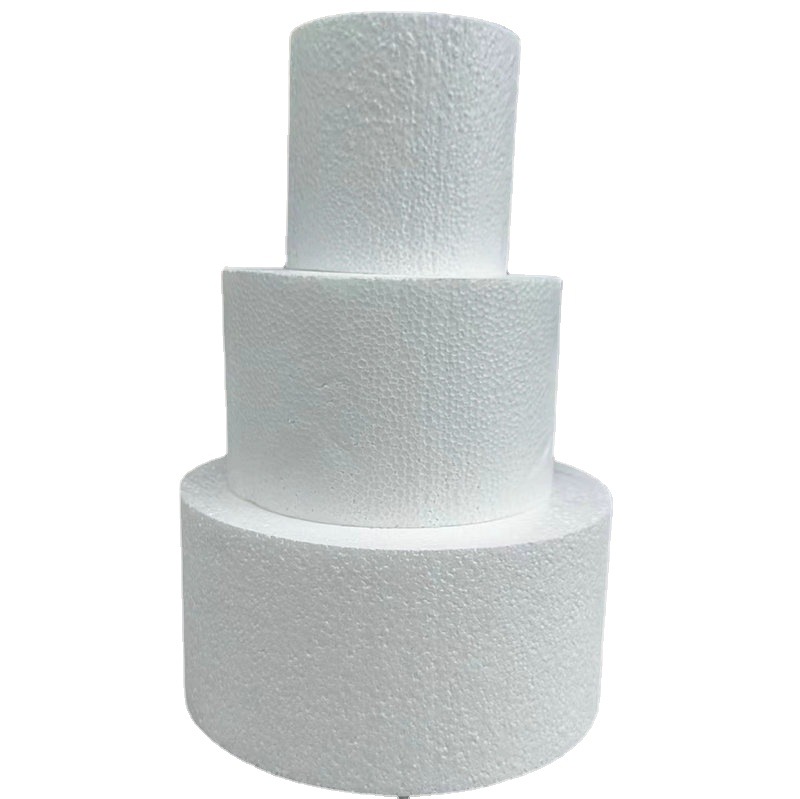 Supply high-density foam cylindrical cake model fondant decorating practice baking foam model
