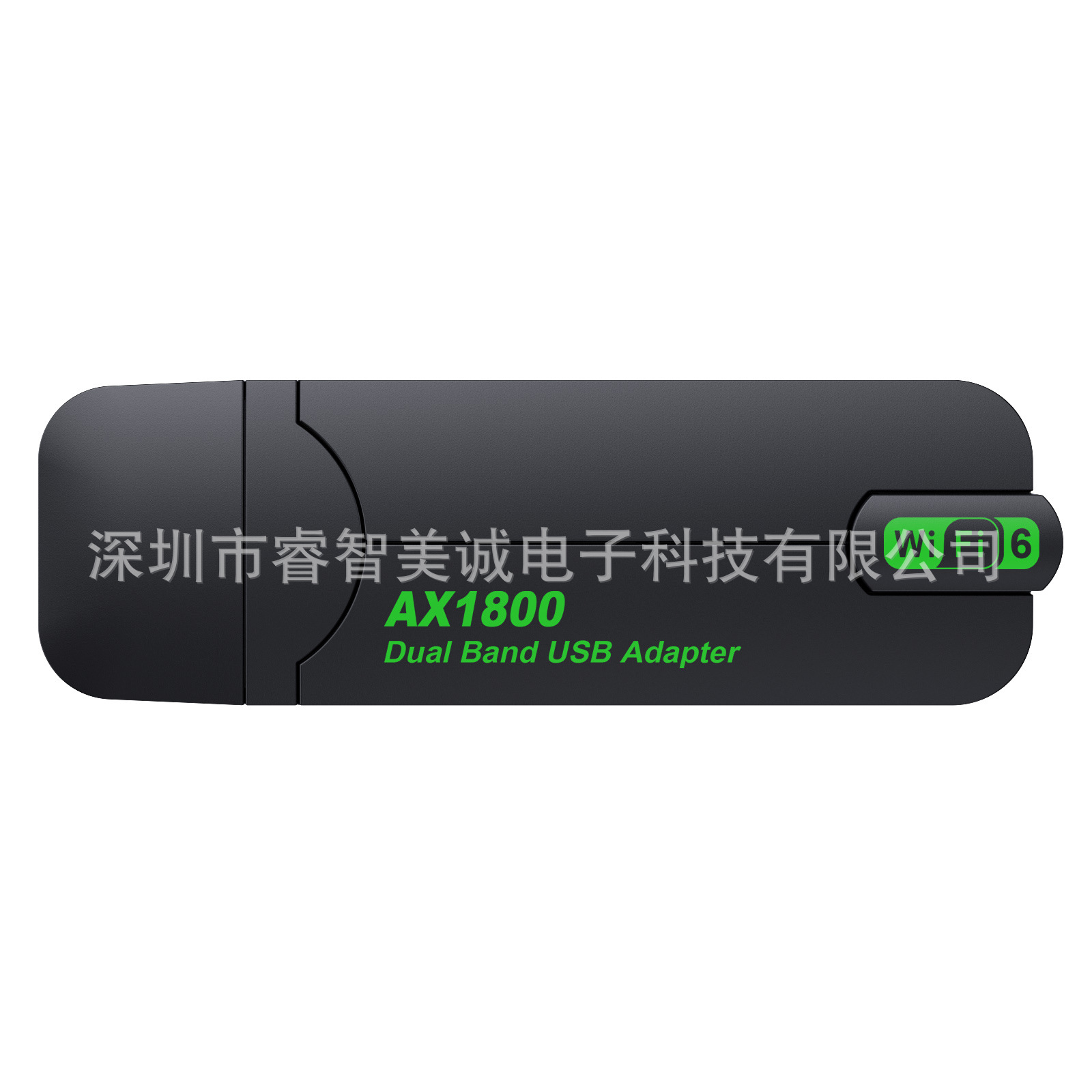USB Wireless Network Card 1800Mbps Gigabit Wifi6 Desktop Computer Notebook E-Sports Dual-Band Driver-Free Receiver