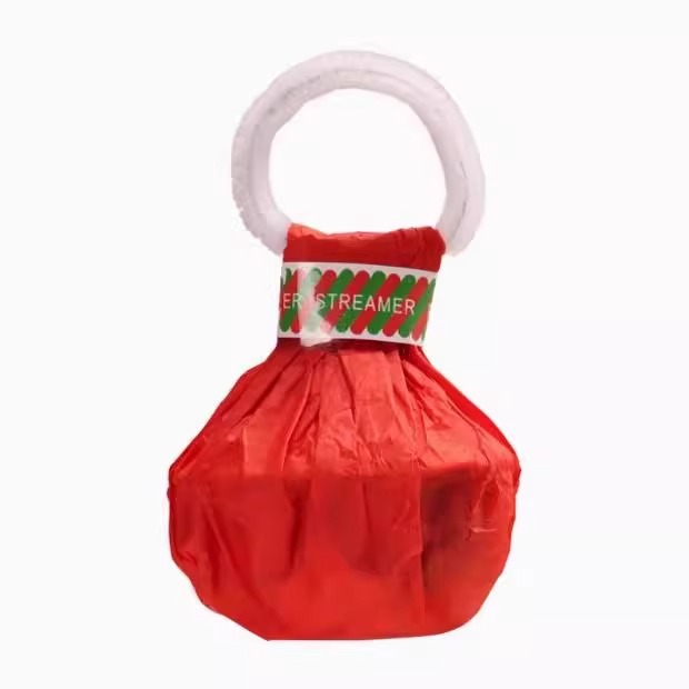 New hand-throwing ribbons New Year's New Year's Day Party Birthday Decoration Atmosphere Wedding Wedding Props Pull Ring Strap