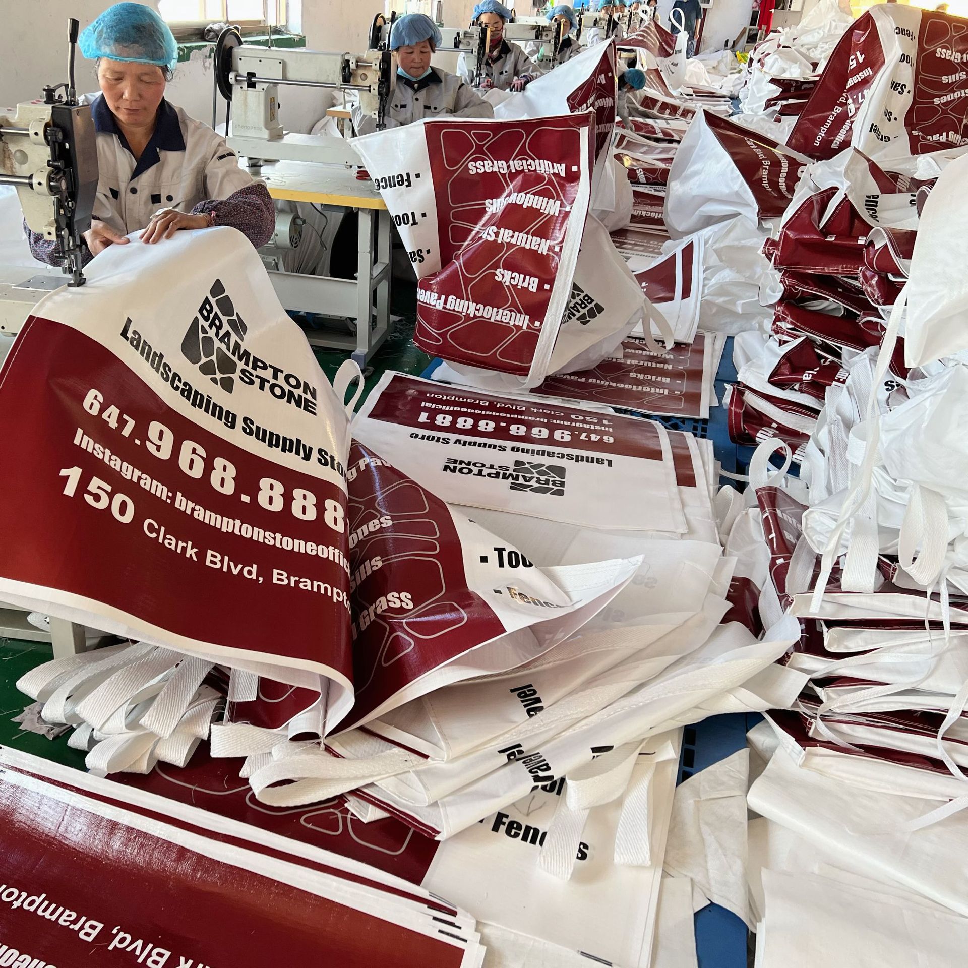 Powerful Manufacturer Color-Printed Ton Bag Exported to America and Australia Garden Soil Container Bag 9-Color Printed Ton Bag