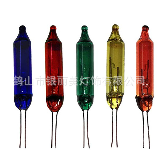 Гирлянды на Рождество, 2.5V 0.17A, мини-лампа, цветная миниатюрная лампа