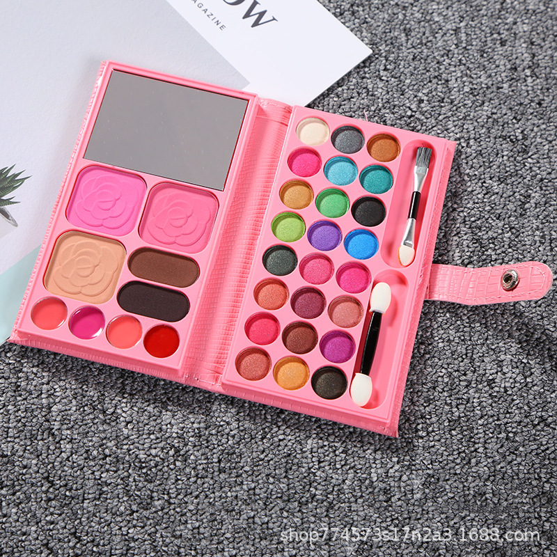 33-цветная палитра теней для век кожаная сумка Xizhi оптовая кросс-бодийная палитра теней