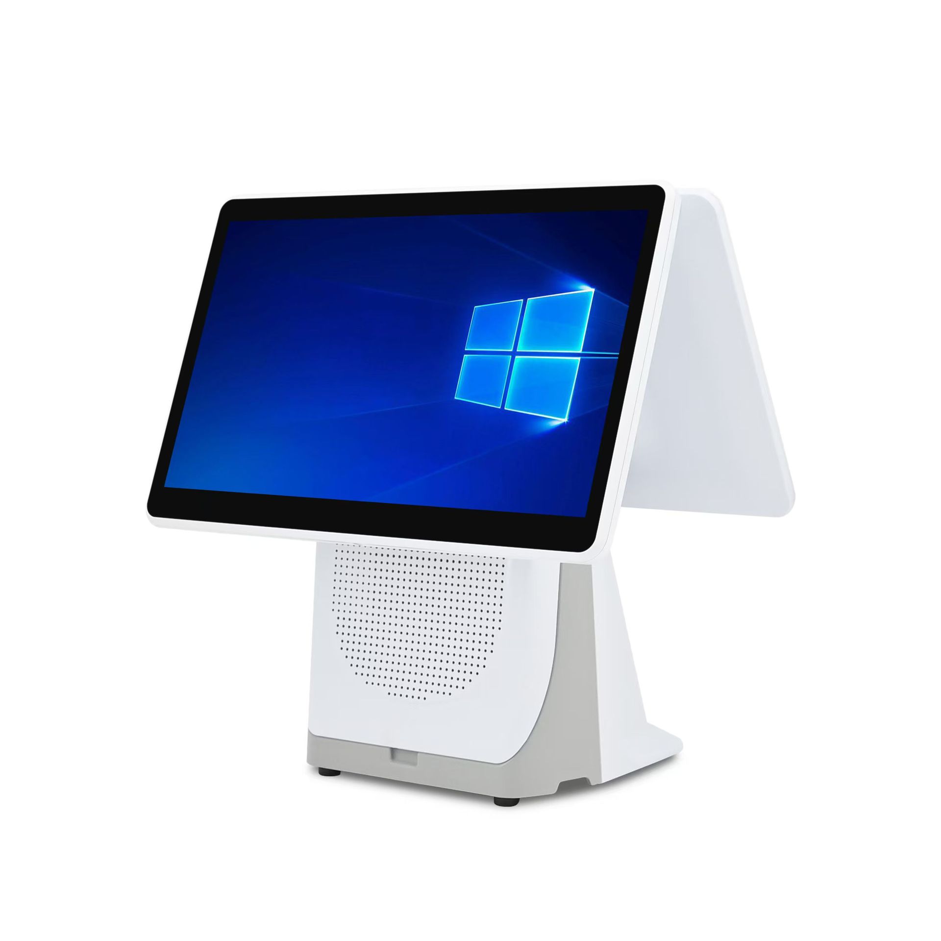 Cross-Border Wholesale 15.6inch Food Delivery Cash Register Ordering Machine Touch Screen Single and Double Screen Smart Cash Register All-In-One Machine