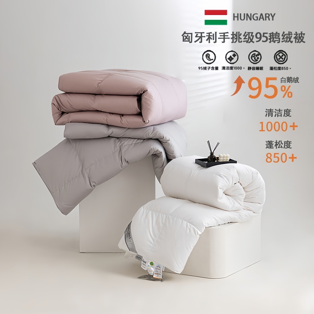 Венгерский пуховик, отборный, 95% белого гусиного пуха, утолщенный зимний пуховик, весенний и осенний