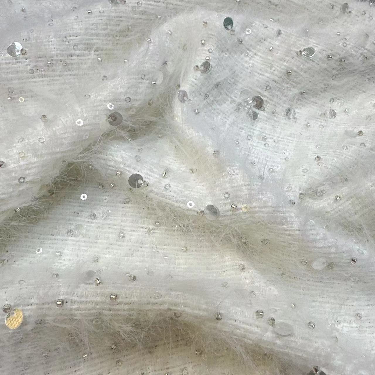 Ткани маленького ароматного стиля от производителя, шерстяные ткани, жакеты с золотой шелковой вышивкой, ткани для платьев осень-зима