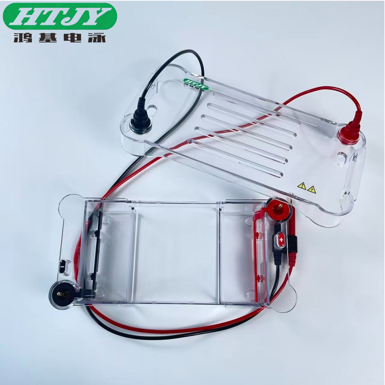 Hongji Electrophoresis Ht-Sub02 Agarose Horizontal Electrophoresis Tank Electrophoresis Instrument Laboratory Electrophoresis Tank