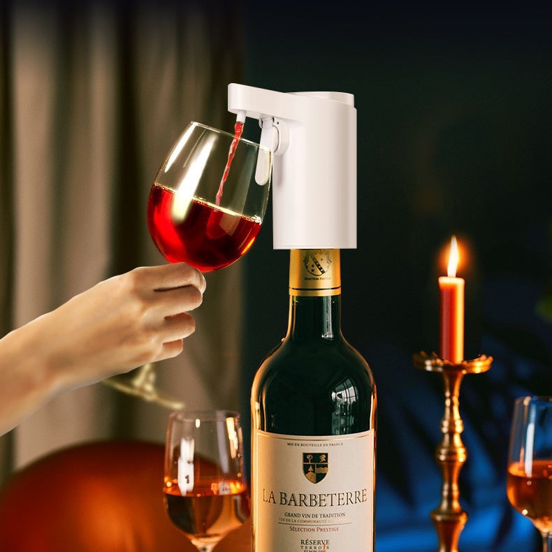 Intelligent Induction Wine Dispenser for Home Restaurant Multi-Functional Automatic Wine Dispenser Water Pump Touch Decanter Factory