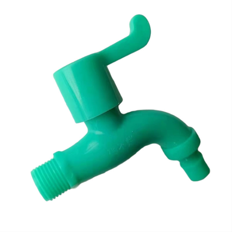 Anti-freezing and anti-freezing plastic faucet sun-resistant emerald green washing machine faucet mop pool universal quick-opening faucet