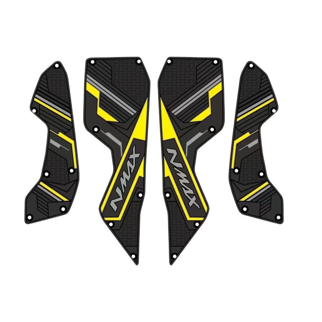 Suitable for Yamaha Nmax155 High-Quality Rubber Foot Pads, Anti-Slip Foot Pads, Original Car Opening Hole Non-Destructive Installation
