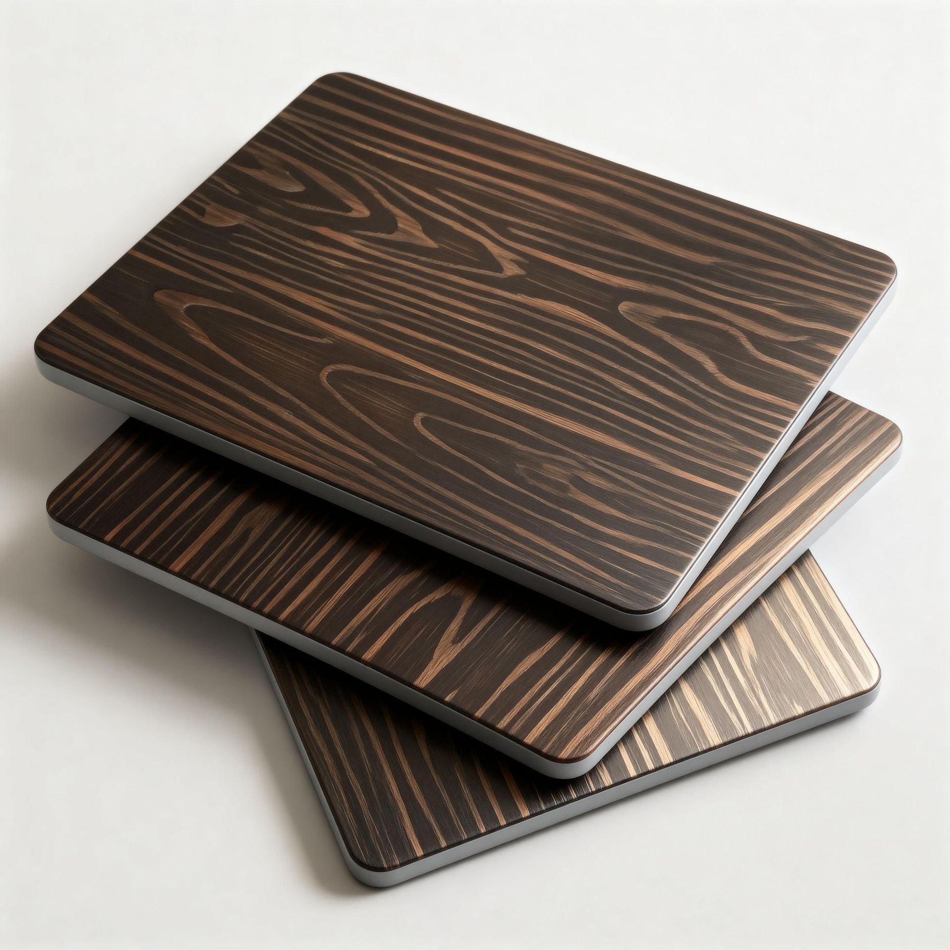 Stainless Steel Etched Bark Pattern Antique Copper Plated Matte