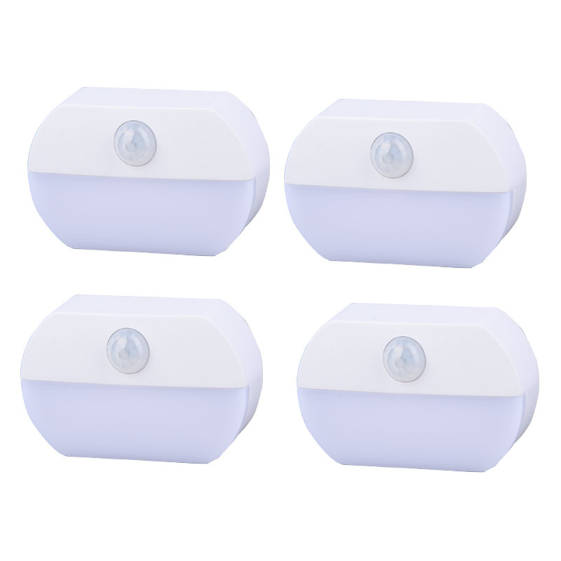 Cross-Border Hot-Selling Smart Human Body Sensor USB Charging Night Light Magnetic Suction Aisle Dormitory Bedside Night Sensor Light