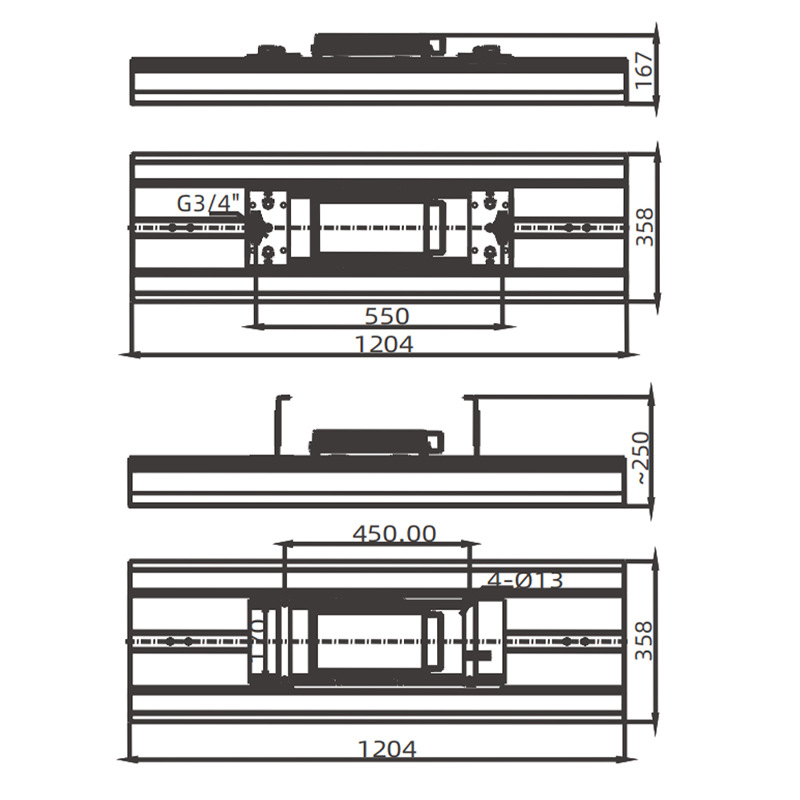 Yuanguang Yaming Factory Sports Hall Anti-glare Stepless Lamp High-gloss Effect High-poWer 400W Stepless Lamp