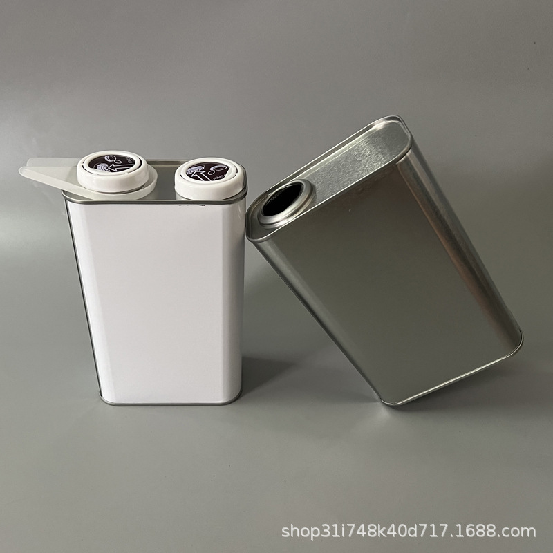 in stock 1 L2L3L4L5-liter tinplate cans iron bucket paint oil bucket thinner chemical packaging square cans