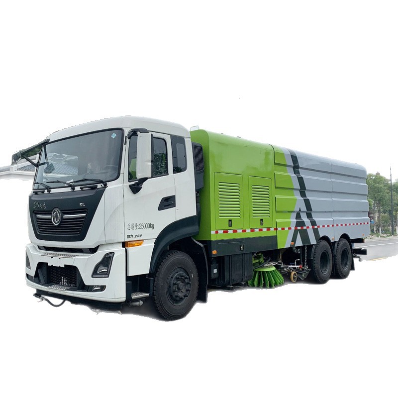 18 Tons of Pure Electric Sweeping Truck, Multi-Functional Road Pollution Removal Truck, High-Speed Sweeping Truck, Deep Cleaning Truck